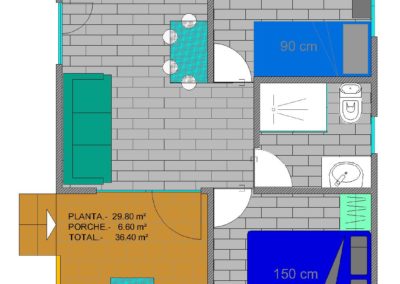 Caños de Meca | Camping & Bungalows - Bungalow Atlantis